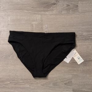 Calia Wide Band High Leg Black Swim Bottoms Size XL